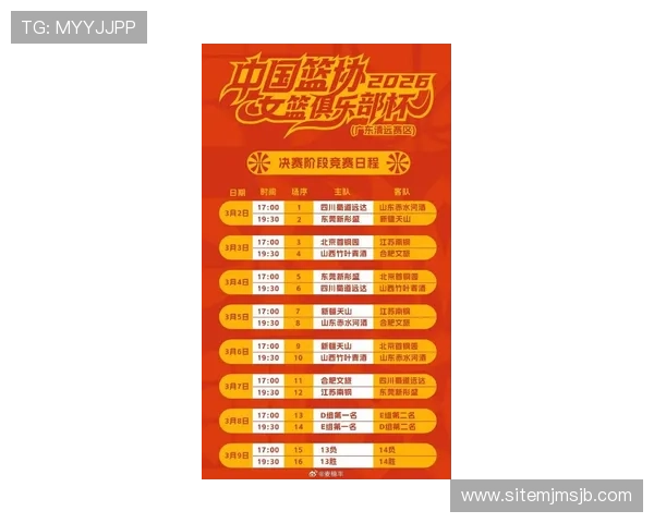 中国女篮2026世界杯预选赛赛程安排及重要比赛时间表详细介绍